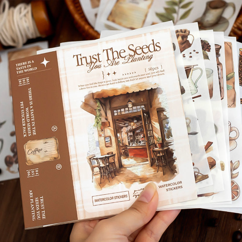 Libro de Stickers PET "Trush The Seeds"