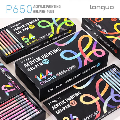 Gel Pen Acrílico Languo P650 · Punta Bold 1mm