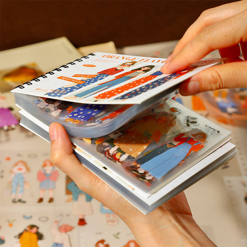 Libro de Stickers PET “Chicas con Estilo” 🧡✨