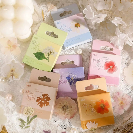 Cajita de 45 stickers "Flower Language"