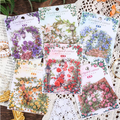Stickers PET "Courtyard Corner"