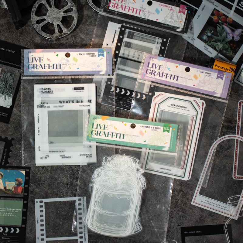 Stickers PET "Live Graffiti"