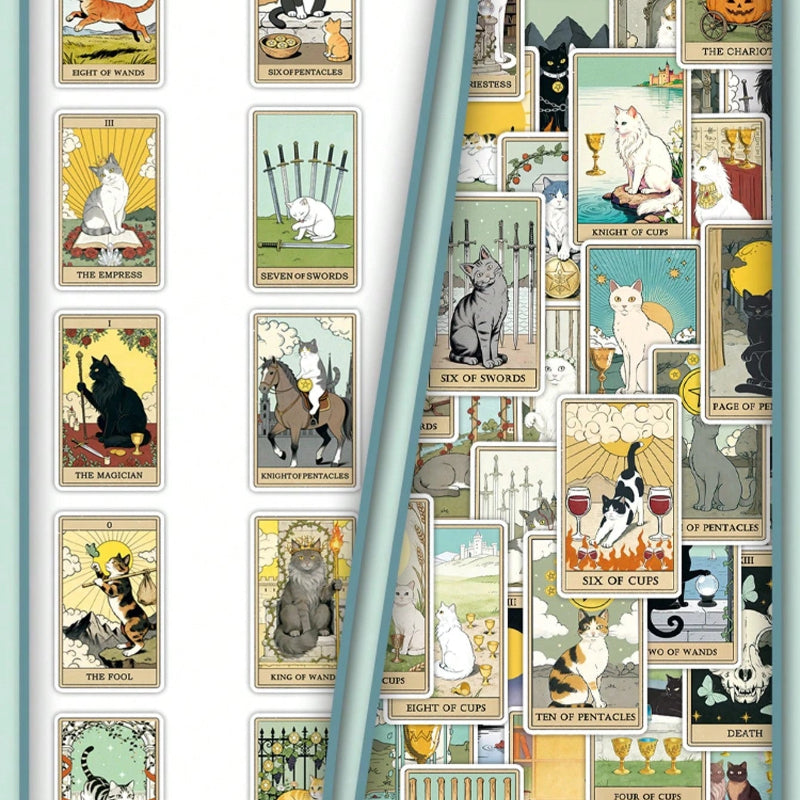 Stickers "Tarot Felino Vintage 2"