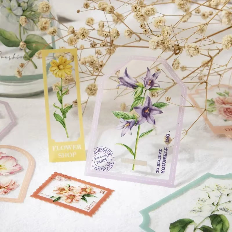 Stickers PET "Floating Flowers"