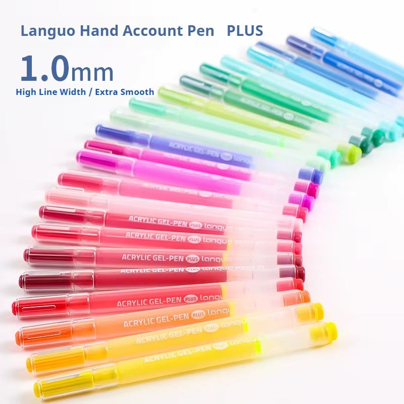 Gel Pen Acrílico Languo P650 · Punta Bold 1mm