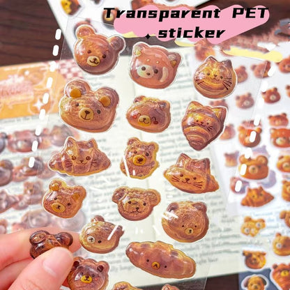 Stickers 3D "Pancitos de Animalitos"