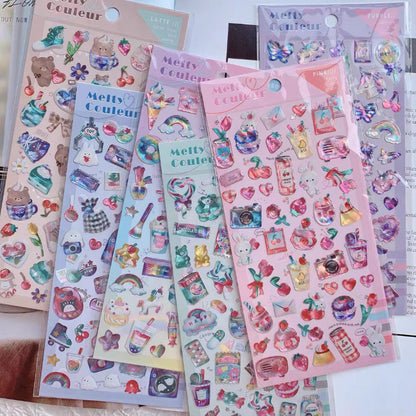 Stickers 3D "Melty Couleur"