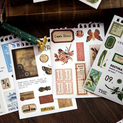 Libro de Stickers "Retro Time Machine"