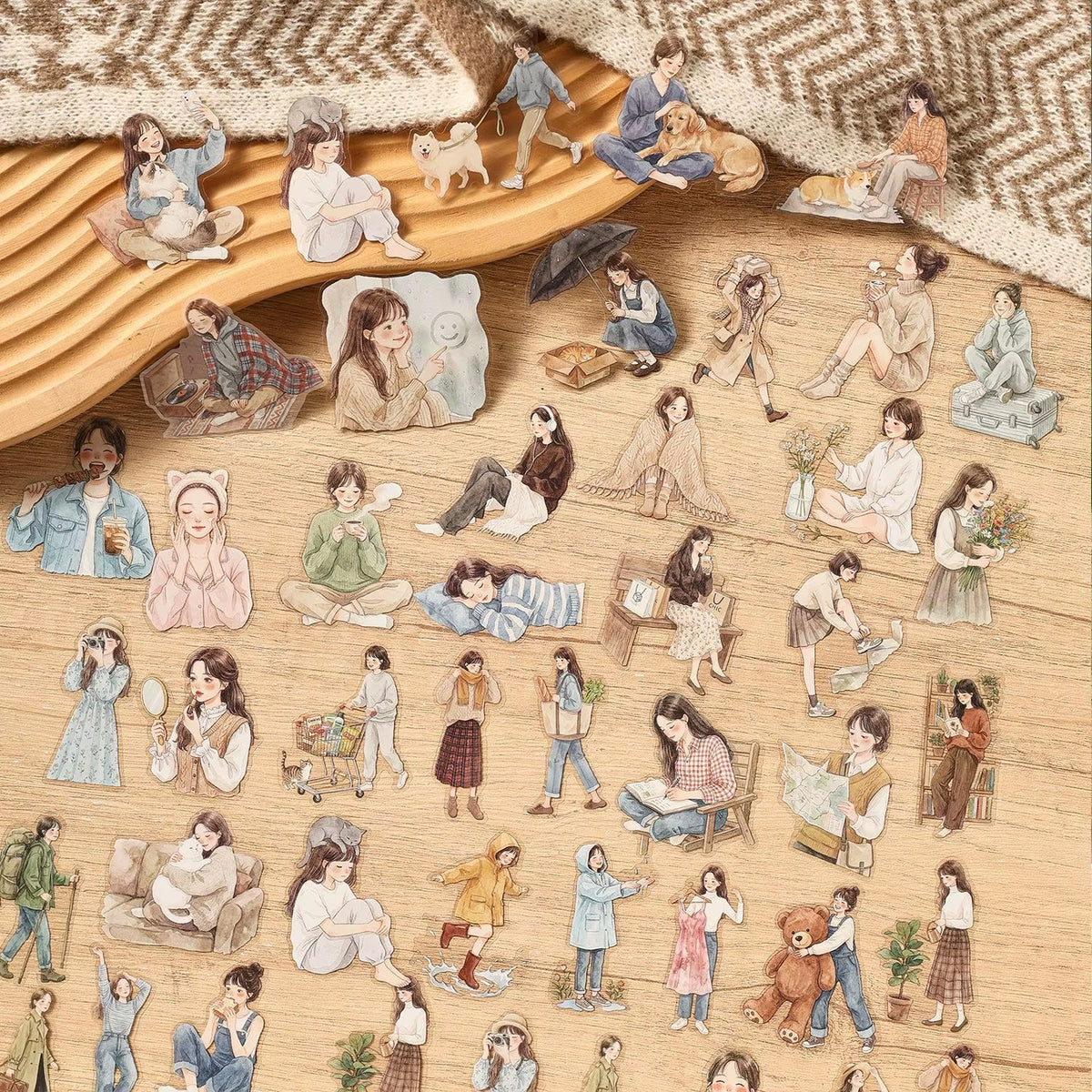 Stickers PET "Slow Life"