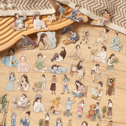 Stickers PET "Slow Life"