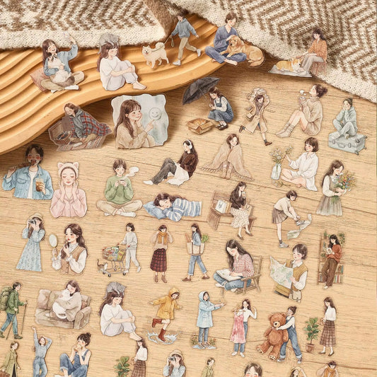 Stickers PET "Slow Life"