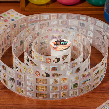 Colección Stickers Roll "Tienda de Confitería"