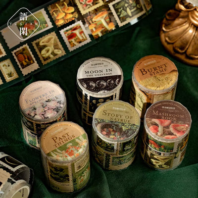 Colección Stickers Roll "Vintage Stamp"
