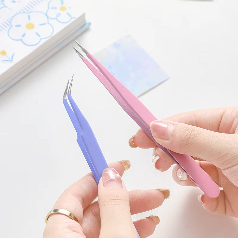Pinzas de punta curva de Colores 🌈