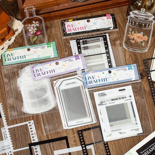 Stickers PET "Live Graffiti"