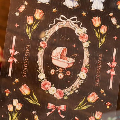 Stickers PET "Starry Nigth Fairy Tale"