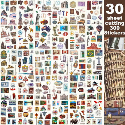 Libro de Stickers "Viaje por el Mundo"
