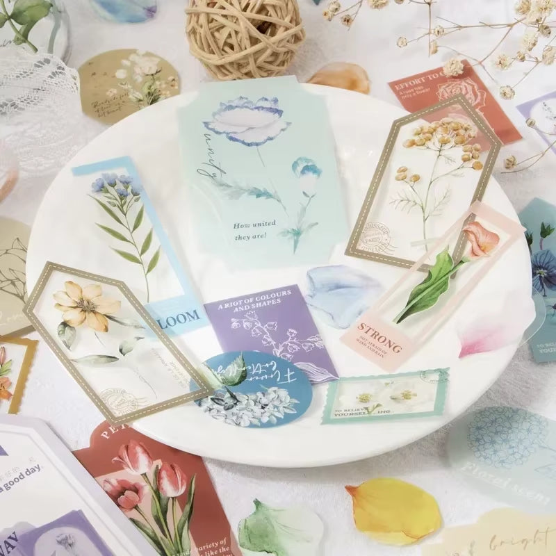 Stickers PET "Floating Flowers"