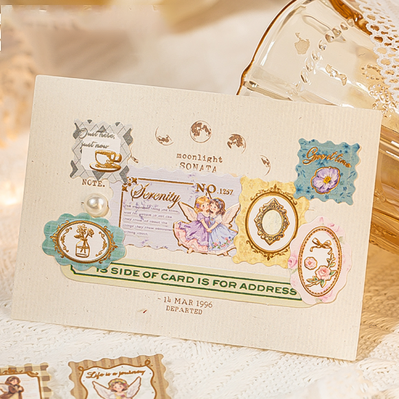 Stickers de papel "Estampillas"