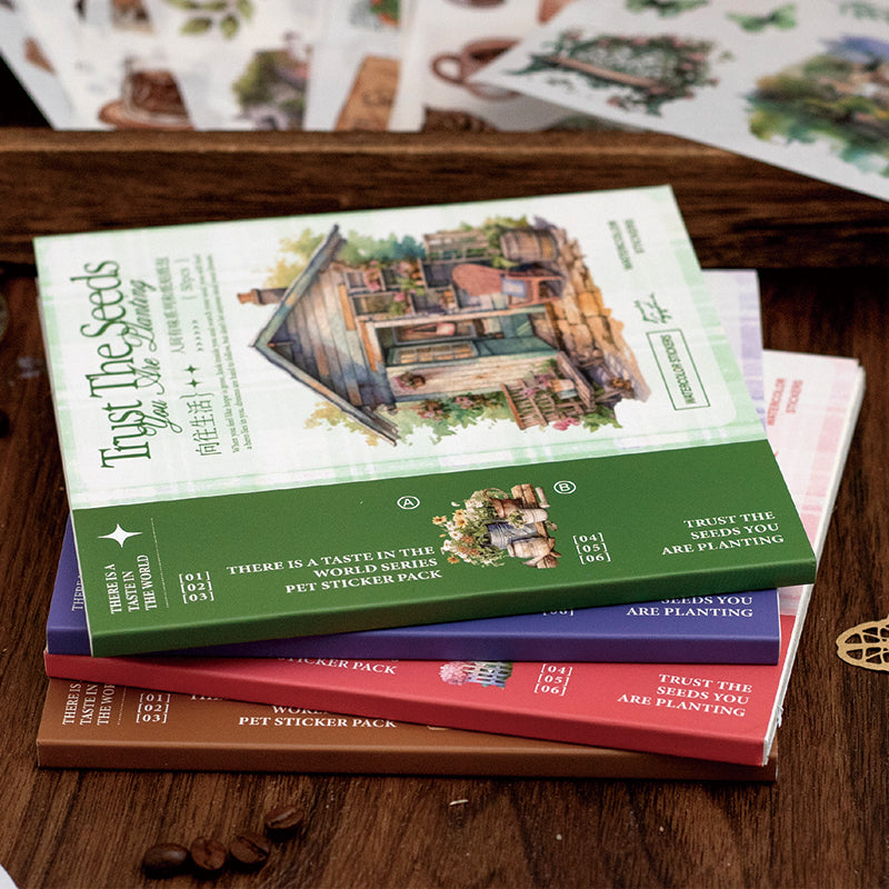 Libro de Stickers PET "Trush The Seeds"