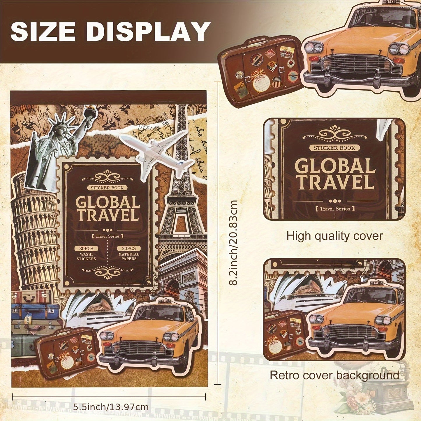 Libro de Stickers "Viaje por el Mundo"