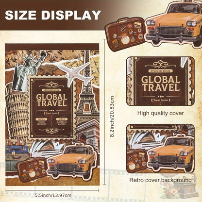Libro de Stickers "Viaje por el Mundo"