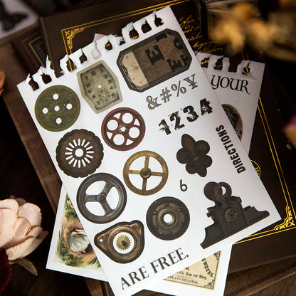 Libro de Stickers "Retro Time Machine"