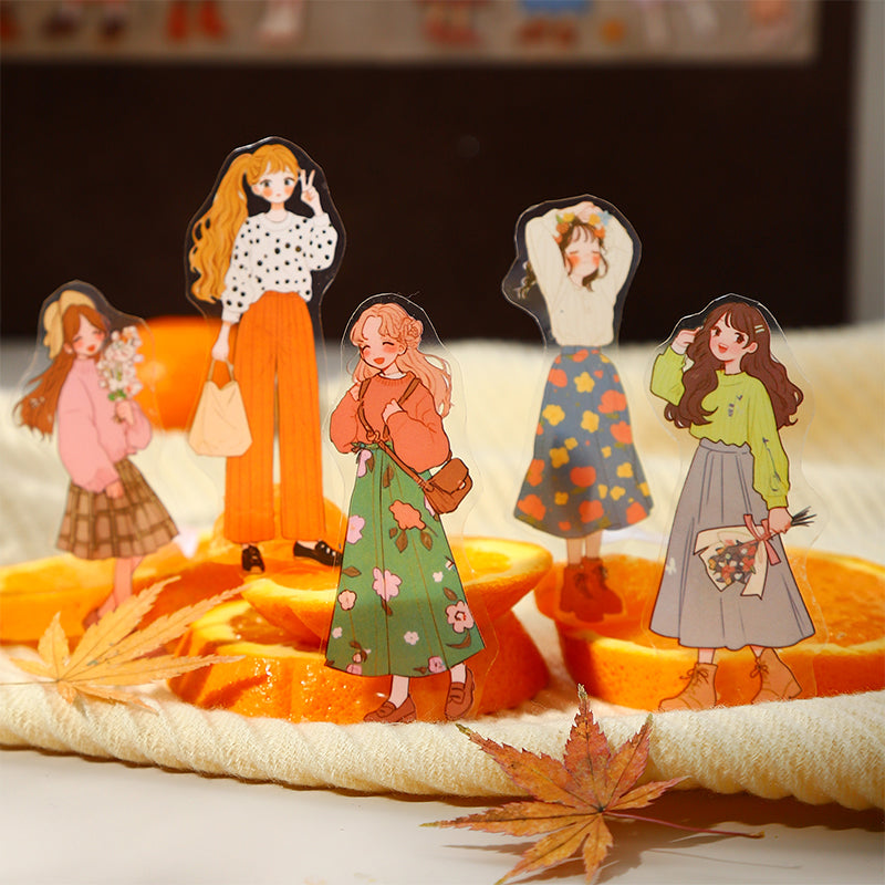 Libro de Stickers PET “Chicas con Estilo” 🧡✨