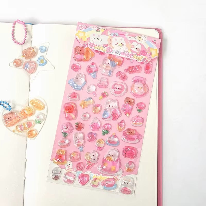 Stickers 3D "Mundo de Gelatina"