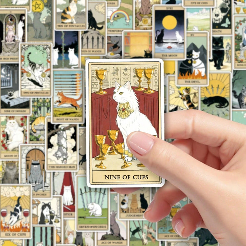 Stickers "Tarot Felino Vintage 2"
