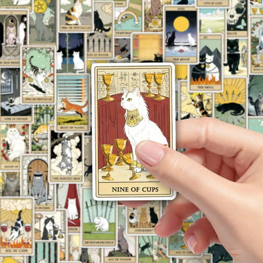 Stickers "Tarot Felino Vintage 2"
