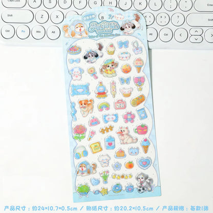 Stickers 3D "Diario de Mascotas"