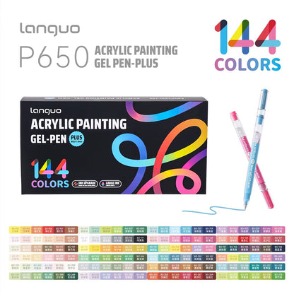 Gel Pen Acrílico Languo P650 · Punta Bold 1mm