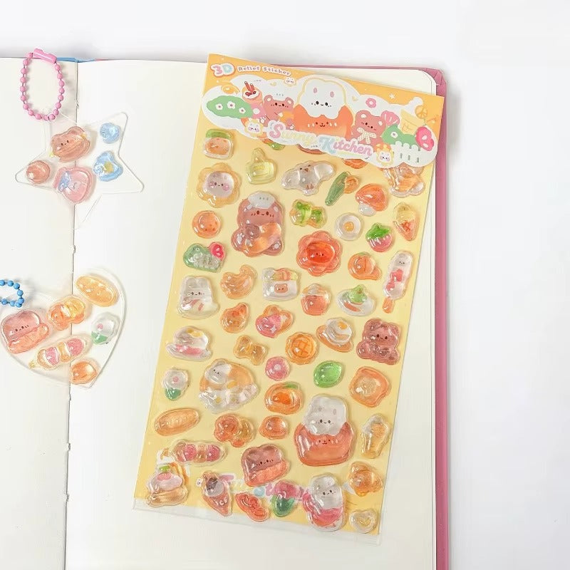 Stickers 3D "Mundo de Gelatina"