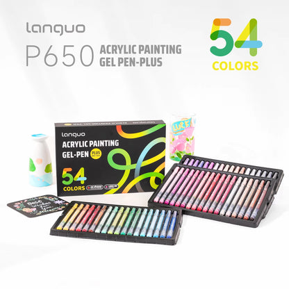 Gel Pen Acrílico Languo P650 · Punta Bold 1mm