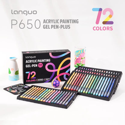 Gel Pen Acrílico Languo P650 · Punta Bold 1mm