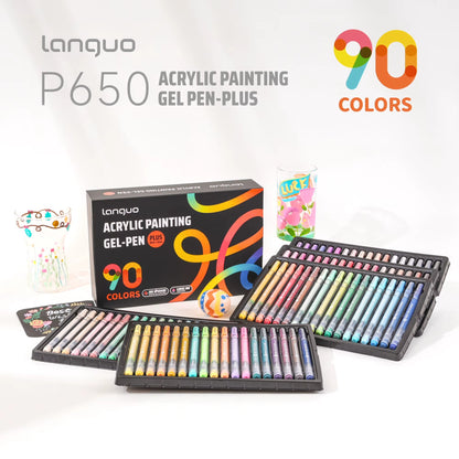 Gel Pen Acrílico Languo P650 · Punta Bold 1mm