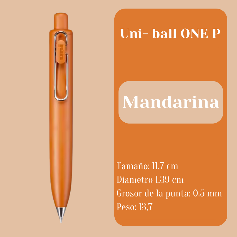 Lapiceros Uni ball 🇯🇵 One P (tinta negra)