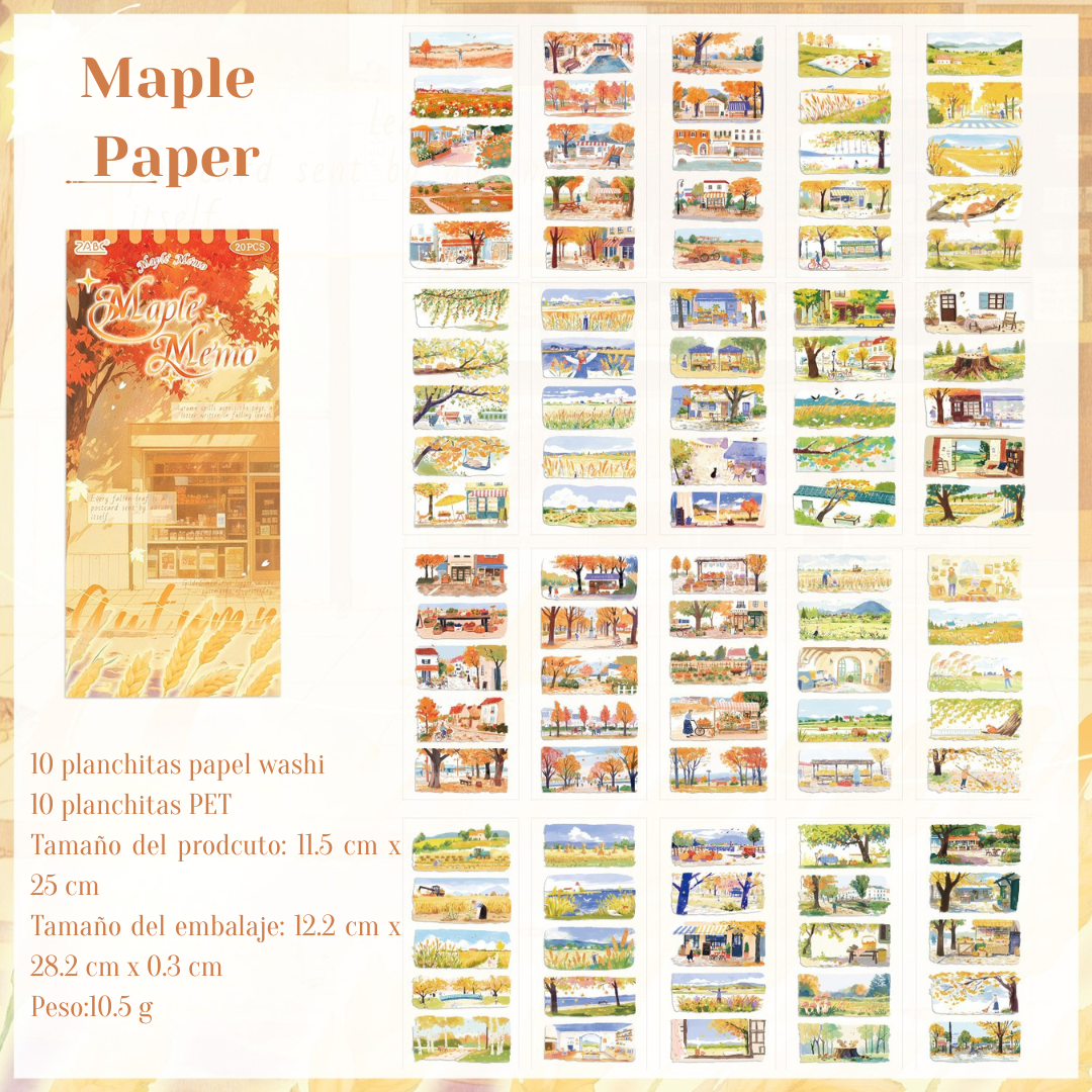 Libro de Stickers PET "Estaciones"