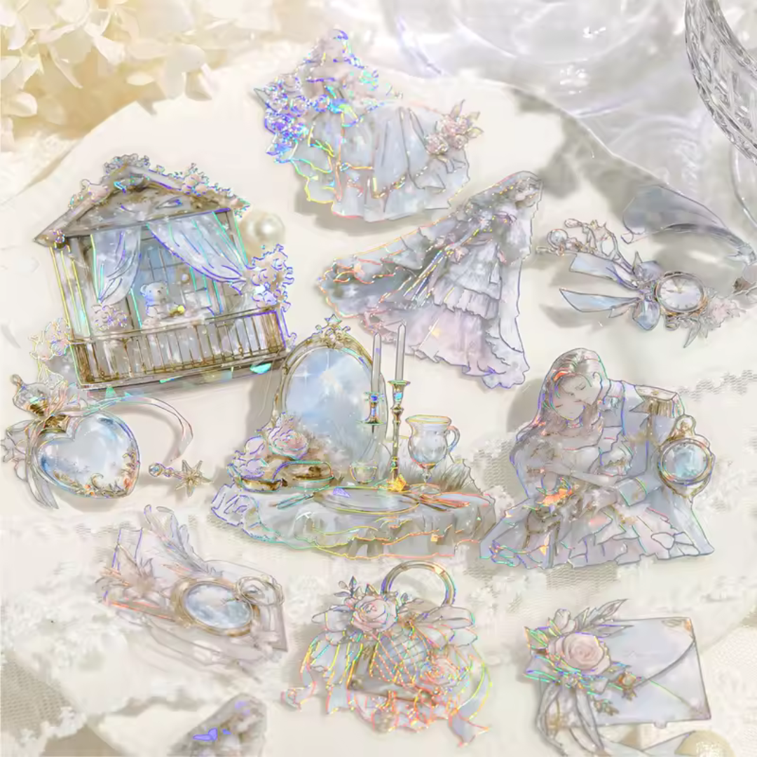 Stickers PET "Flower Wedding"