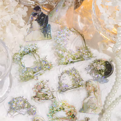 Stickers PET "Flower Wedding"