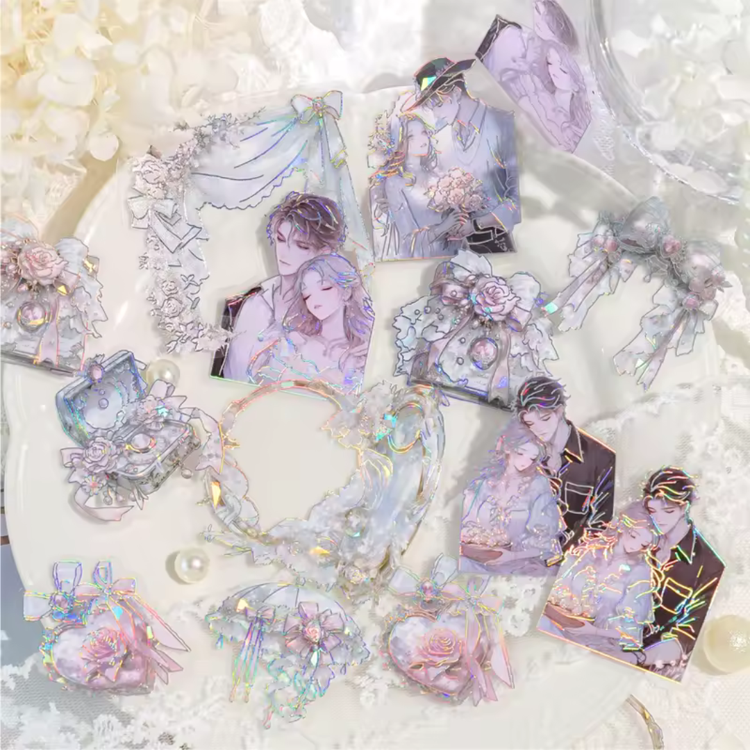 Stickers PET "Flower Wedding"