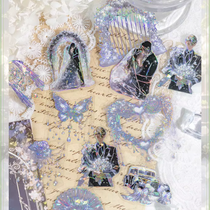 Stickers PET "Flower Wedding"