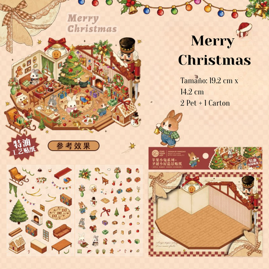 Armables 3D “Mundo de Conejos”