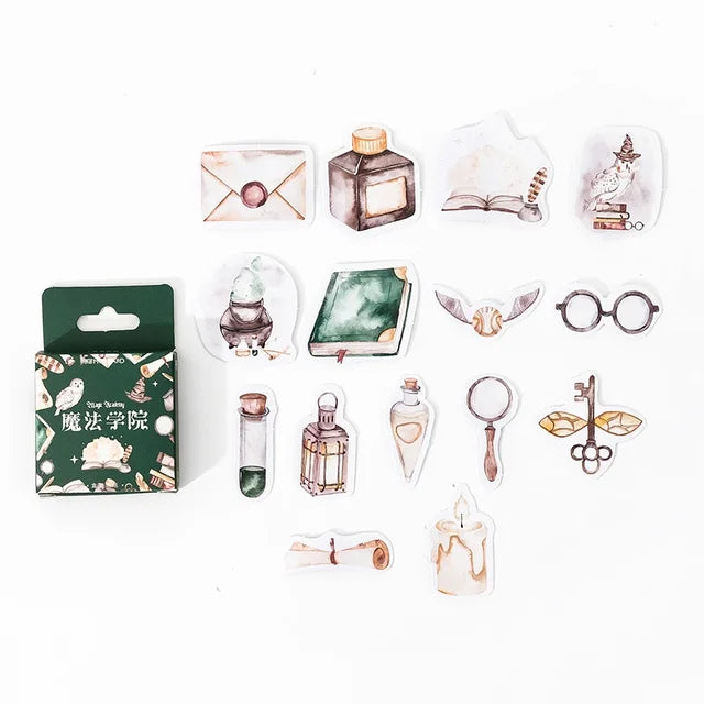 Cajita de 45 Stickers "Magic Academy”