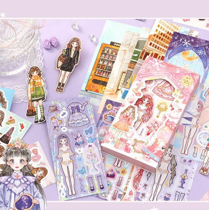 Muñequitas para vestir “Dress Up” ~290 Stickers