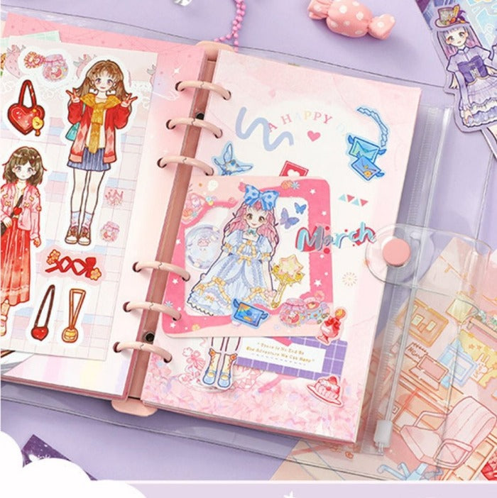 Muñequitas para vestir “Dress Up” ~290 Stickers