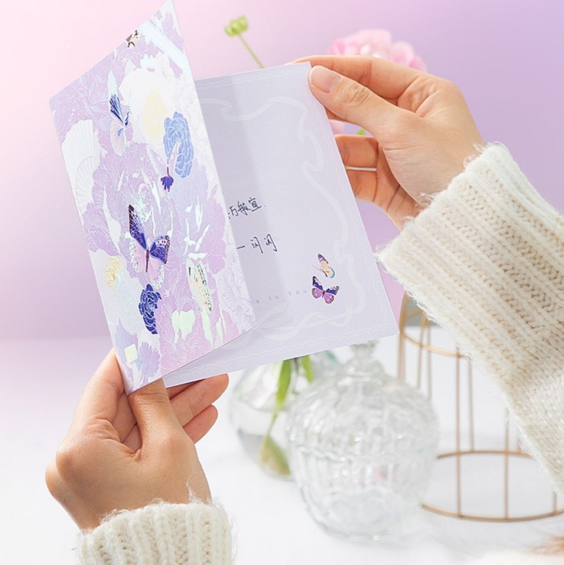 Caja de papelería "Butterfly Set"