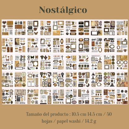 Libro de Stickers "Retro Time Machine"