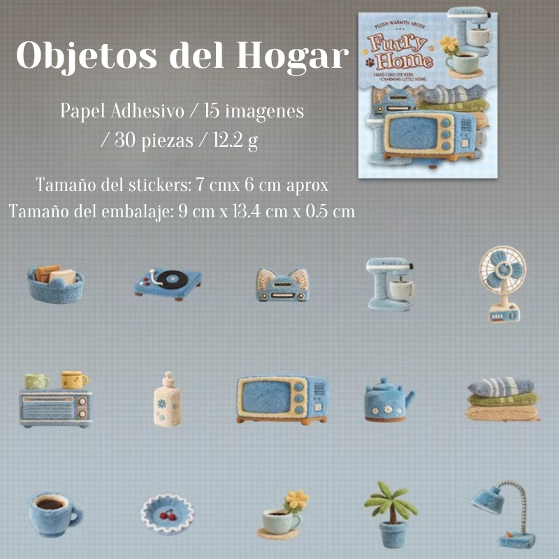 Adhesivos Troquelados "Plush House"